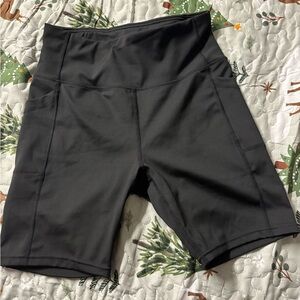 Black biker shorts
